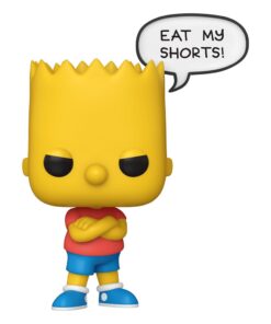 Simpsons Pop! Sayings Vinile Figura Bart 9 Cm Funko