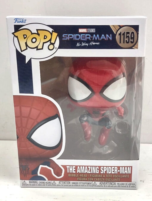 Spider-man: No Way Home Pop! Marvel Vinile Figura The Amazing Spider-man 9 Cm Funko (Spedito in 24 ore)