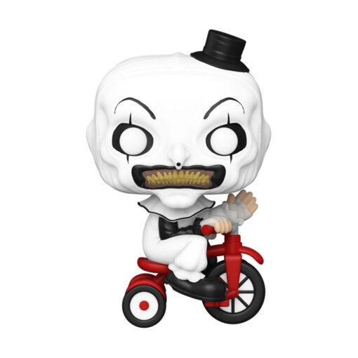 Terrifier Pop! Movies Vinile Figura Art The Clown W/bike 9 Cm Funko