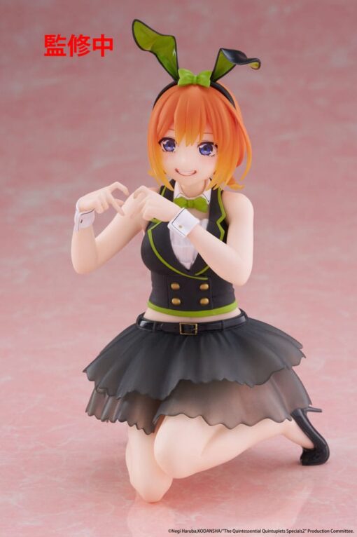 The Quintessential Quintuplets 3 Pvc Statua Desktop Cute Figura Yotsuba Nakano (bunny Ver.) 13 Cm Taito Prize