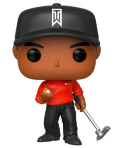 Tiger Woods Funko POP Golf Vinile Figura Tiger Woods con Maglia Rossa 9 cm