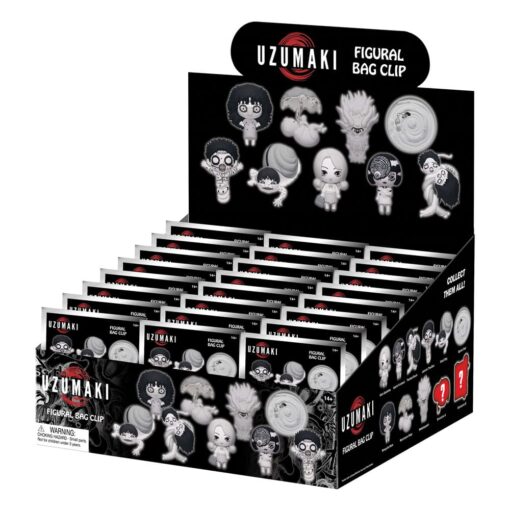 Uzumaki 3d Pvc Bag Clips Series 1  Con Figure Int.