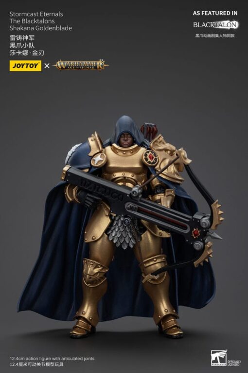 Warhammer Age Of Sigmar Actionfigur Stormcast Eternals The Blacktalons Shakana Goldenblade 20 Cm Joy Toy (CN)