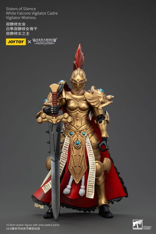 Warhammer The Horus Heresy Actionfigur Sisters Of Silence White Falcons Vigilator Cadre Vigilator Mistress 19 Cm Joy Toy (CN)