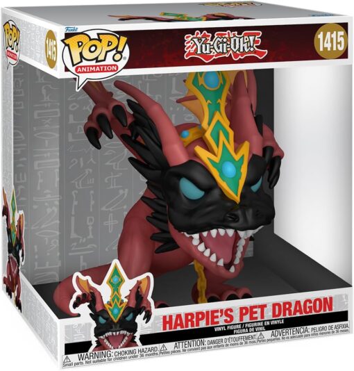 Yu-gi-oh! Super Sized Jumbo Pop! Vinile Figura Harpie's Pet Dragon 25 Cm Funko (Spedito in 24 ore) - immagine 2