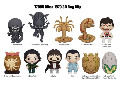 ALIENS (1979)  BAG CLIP BLIND BOX DIS(24 Moschettone Monogram