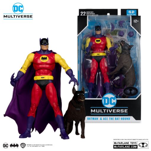 (NA) Batman & Ace the Bat-Hound (Silver Age) DC Multiverse Action Figures 18 cm Platinum Edition Chase (Spedito in 24 ore) - immagine 2