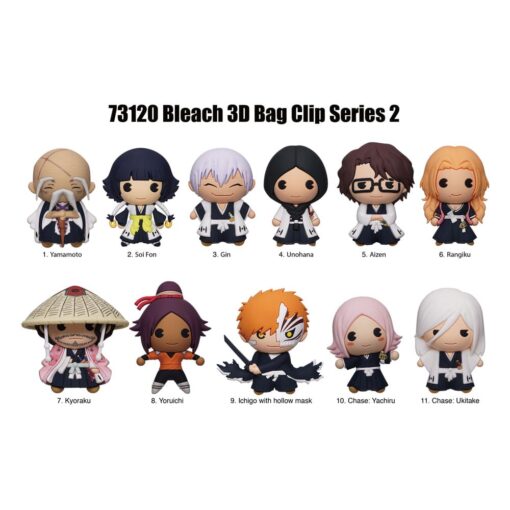 Bleach 3d Pvc Bag Clips  Series 2  Con Figure Int.