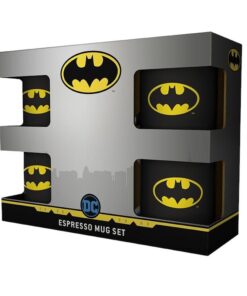Dc Comics Batman Set 4 Tazzine per Espresso Abystyle