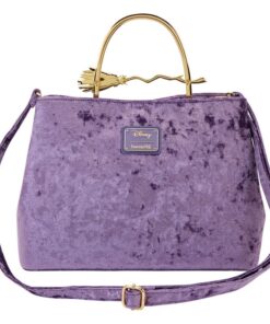 Disney By Loungefly Handbag Hocus Pocus Velvet Broom Handle Loungefly