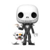 Disney Nightmare Before Christmas Funko POP Vinile Figura Jack Con Zero 25 cm