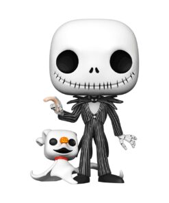 Disney Nightmare Before Christmas Funko POP Vinile Figura Jack Con Zero 25 cm