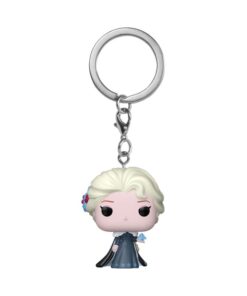 Disney Princess Pop! Vinile Portachiavis 4 Cm Holiday Elsa  Funko