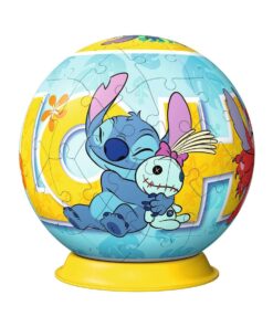 Disney Stitch 3d Puzzle Ball Stitch (73 Pezzi) Ravensburger
