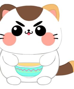Funny Cat Peluche Figura Cat Con Soup 25 Cm Joy Toy (it)