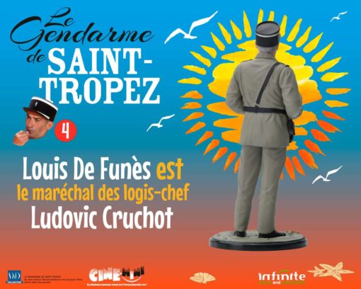 Gendarme Dst 4 De Funes Est Cruchot Figura Infinite Statua