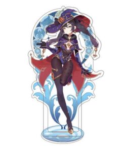 Genshin Impact Stampa In Acrilico Fig Mona Sagomato Sakami Merchandise