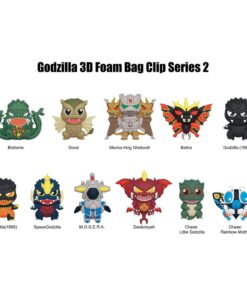 Godzilla  3d Pvc Bag Clips  Series 2  Con Figure Int.