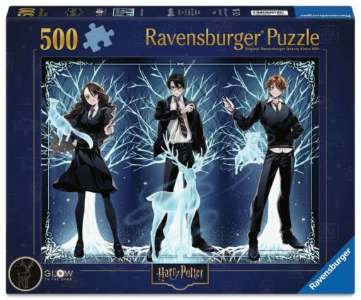 Harry Potter Glow-in-the-dark Jigsaw Puzzle Glowing Patronus (500 Pezzi) Ravensburger