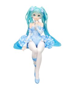 Hatsune Miku Statua Flower Fairy Nemophila Pail 15 Cm Furyu Scatola Rovinata