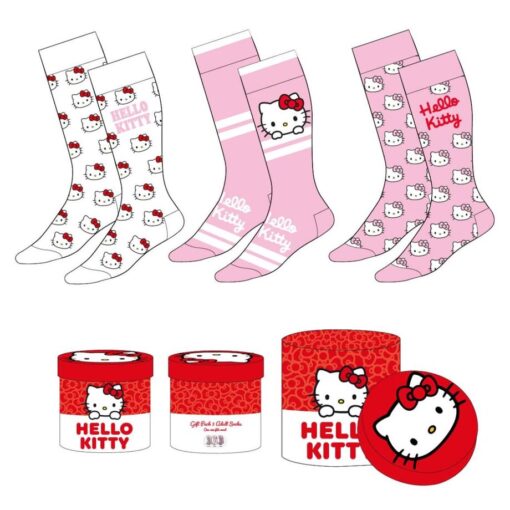 Hello Kitty Pack 3 Adulto Calzini Cerdà