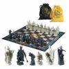 Il Signore degli Anelli Scacchiera Scacchi Replica Battaglia della Terra di Mezzo Noble