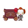 It-welcome To Derry Pop! Town Vinile Figura Pennywise & Wagon 9 Cm Funko