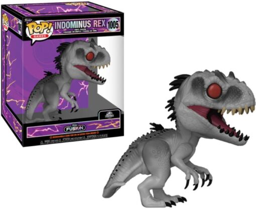 Jurassic Park Super Sized Pop! Animation Vinile Figura Indominus Rex 15 Cm Funko (Spedito in 24 ore) - immagine 2