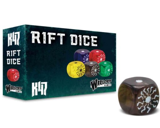 KONFLIKT 47 2025 RIFT DICE GRAY Dadi Warlord Games