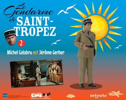 Le Gendarme Dst 2 Galabru Est Gerber Mini Figura Infinite Statua