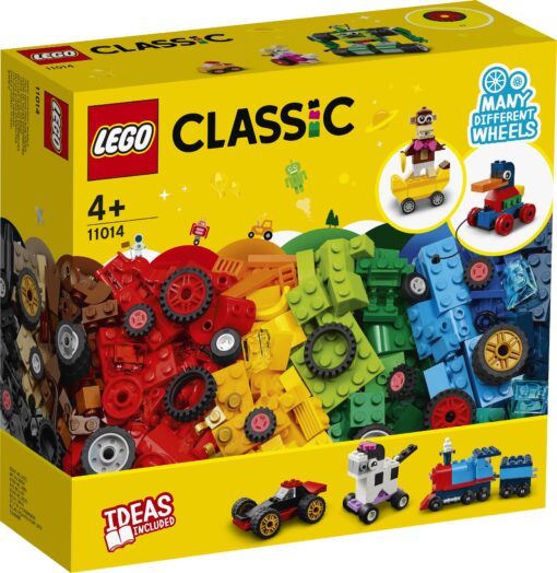 LEGO CLASSIC 11014 - MATTONCINI E RUOTE SCATOLA ROVINATA