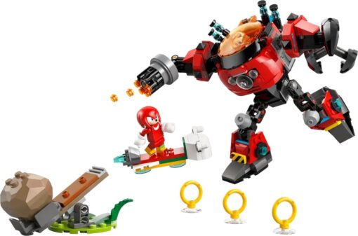 Lego Sonic 77005 - Knuckles Vs. Il Mech Uova Crusher Del Dr. Eggman
