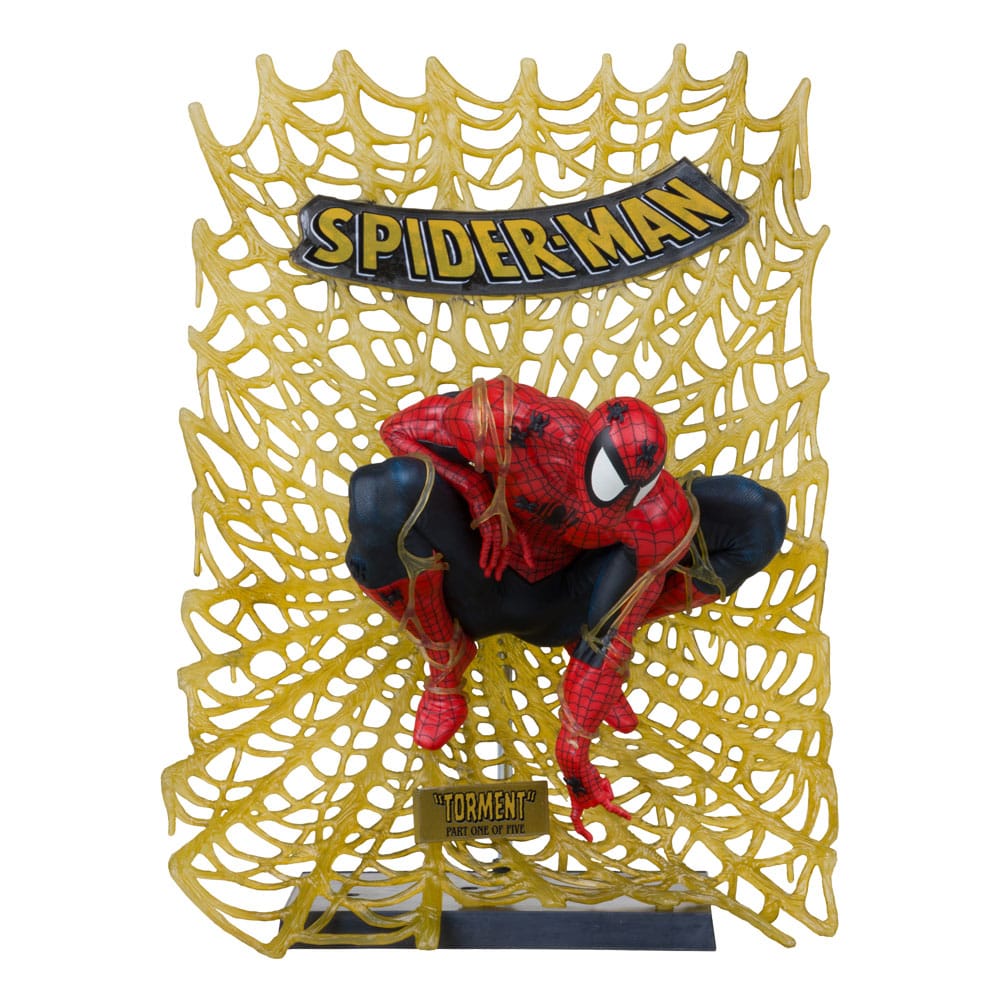 Marvel Collection Pvc Statua 1/6 Spider-man (spider-man - 1) (gold Edition) (gold Label) 15 Cm Mcfarlane Toys
