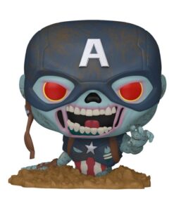 Marvel Zombies Pop! Marvel Vinile Figura Captain America 9 Cm Funko