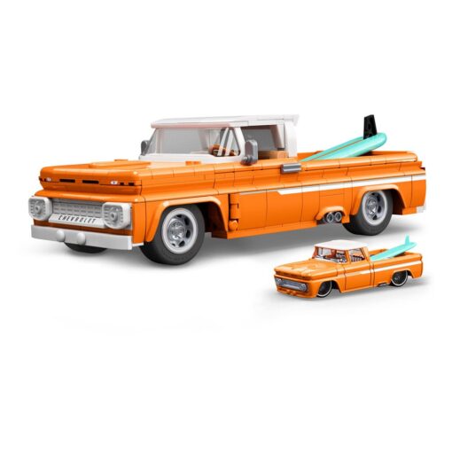 Mattel Brick Shop Hot Wheels Elite Series Building Set 1/16 Custom '62 Chevy Pickup Mattel