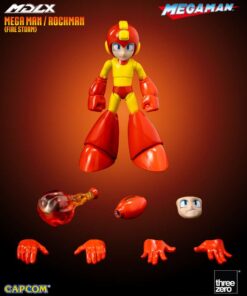 Mega Man Fire Storm Mdlx Af Action Figura Threea Toys/threezero