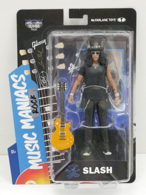 Music Maniacs Rock Action Figura Slash 15 Cm Mcfarlane Toys (Spedito in 24 ore)
