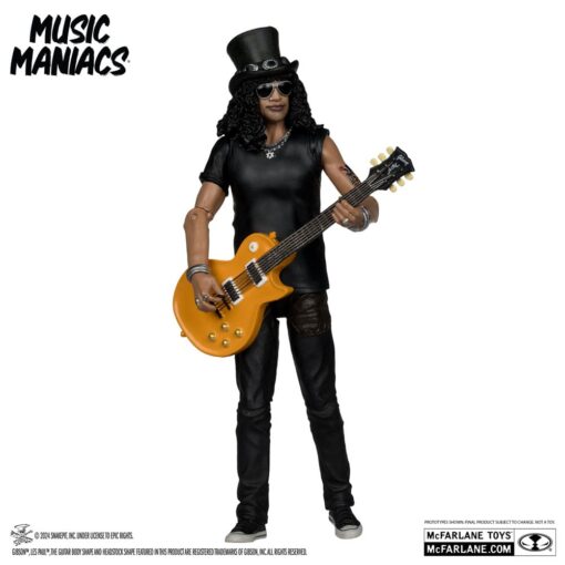 Music Maniacs Rock Action Figura Slash 15 Cm Mcfarlane Toys (Spedito in 24 ore) - immagine 2