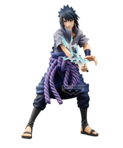 Naruto Shippuden Sasuke Uchiha Grandista Figura 24cm Banpresto