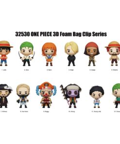 One Piece 3d Pvc Bag Clips Netflix Series 1  Con Figure Int.