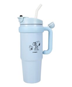 Peanuts Thermo Cup Con Cannuccia Snoopy 887 Ml Blue Sky Studios