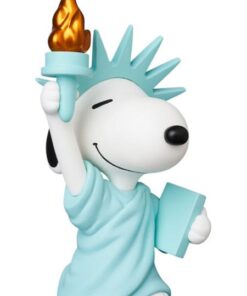 Peanuts Udf Series 17 Mini Figura Statua Of Liberty Snoopy 7 Cm Medicom