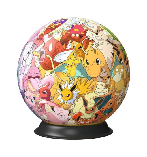 Pokémon 3d Puzzle Ball Kanto Region (73 Pezzi) Ravensburger