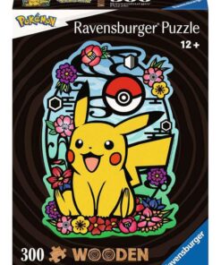 Pokémon In Legno Jigsaw Puzzle Pikachu (300 Pezzi) Ravensburger