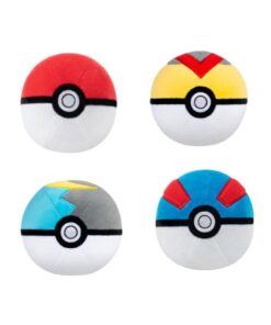 Pokémon Peluche Figura Pokeball Different Versions 10 Cm Jazwares