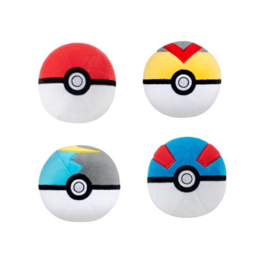 Pokémon Peluche Figura Pokeball Different Versions 10 Cm Jazwares