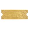 Polar Express Replica Train Ticket 24k Gold Plated Edizione Limitata Fanattik