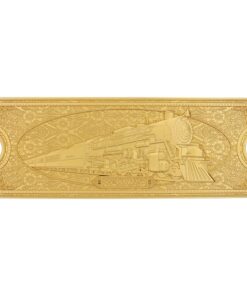 Polar Express Replica Train Ticket 24k Gold Plated Edizione Limitata Fanattik