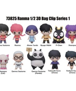 Ranma 1/2 3d Pvc Bag Clips  Series 1  Con Figure Int.