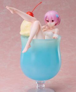 Re:zero Starting Life In Another World Pvc Statua 1/7 Ram Cream Soda Ver. 21 Cm Elcoco
